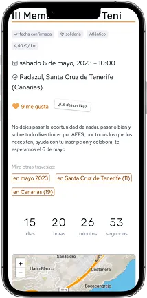 calendarioaguasabiertas.com en iPhone